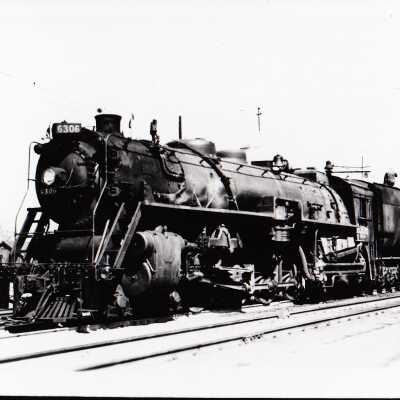 Photograph, CNR Steam Engine 6306