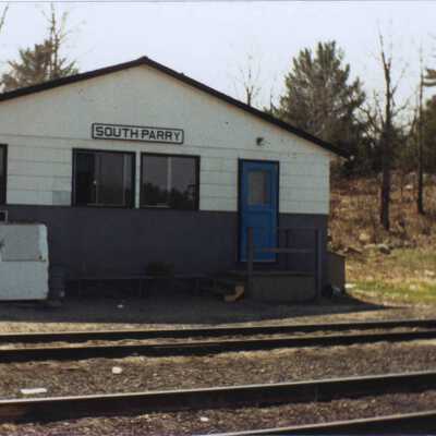 Photograph, CNR Station at South Parry, Ontario.