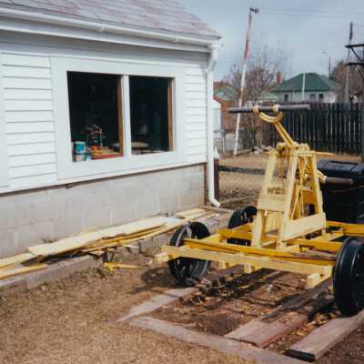 Photograph- Yellow Handcar