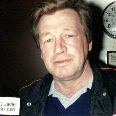 Photograph, Ted Johnson, Track Supervisor.