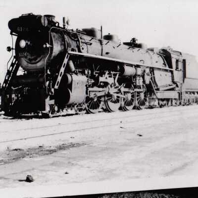 Photograph, CNR Steam Engine 6124