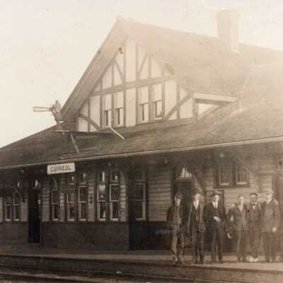 Photograph, CNoR Station, Capreol, Ontario.