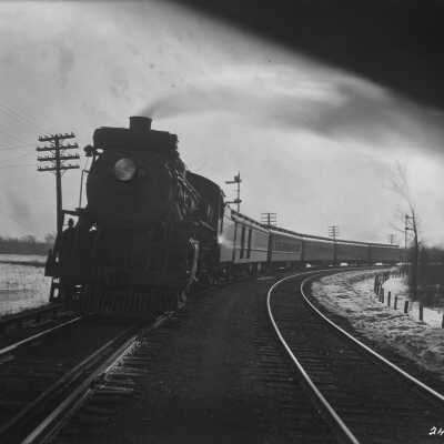 Photograph, Canadian National Railways train.