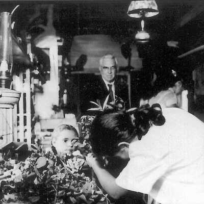 Photograph - Fred Sloman's school car botany class