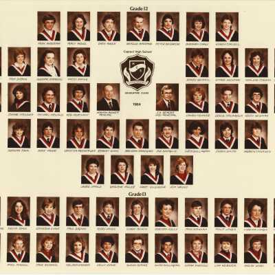 Capreol High School Graduating Class Photos, 1984