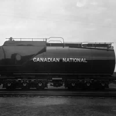 Photograph, Canadian National Railways Vanderbilt tender.