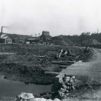 Photograph, General view of Copper Cliff Mine, Sudbury District, Ontario, Geological Survey of Canada Collection in the Public Archives of Canada.