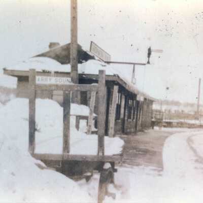 Photograph, CNoR Station at Parry Sound, Ontario.