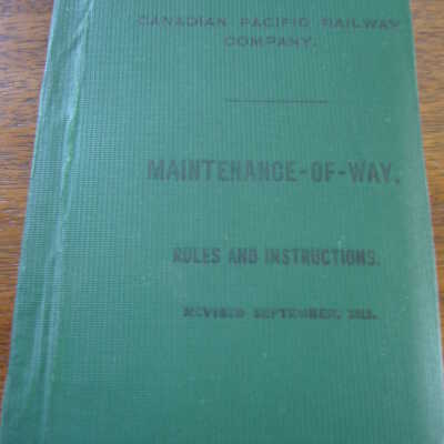 Maintenance of Way