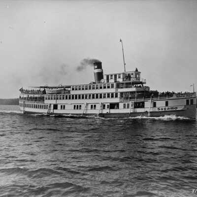 Photograph, Steamer Sagamo, Muskoka Lakes.