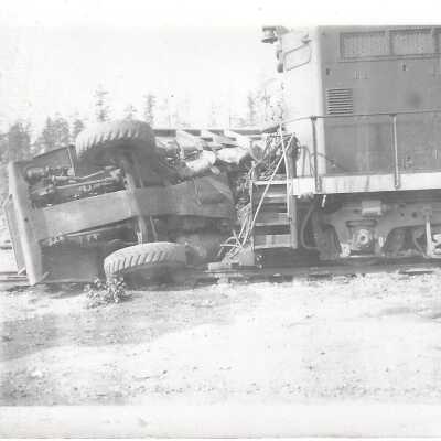 Photograph - Truck Flipped on Side