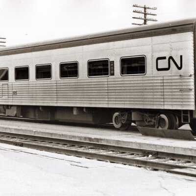 Photograph - Canadian National Tempo stainless steel parlor car no. 321.