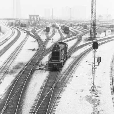 Photograph, CNR switcher, Toronto.