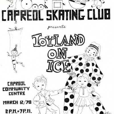 Document, Capreol Skating Club, Toyland on Ice.