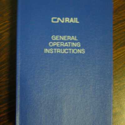 CN Rail General Operating Instructions