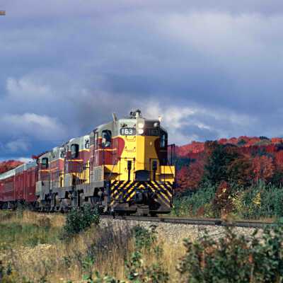 Photograph, Algoma Central Locomotive 163, Sault Ste Marie, 1972.
