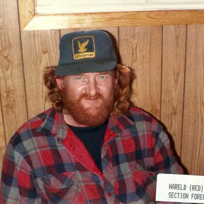 Photograph, Hareld (Red) Hill, Section Foreman.