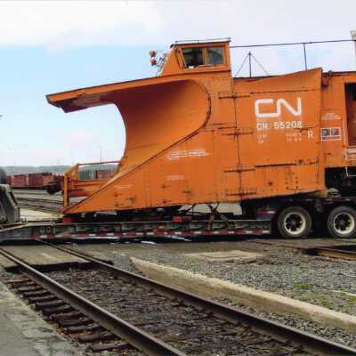Photograph, CN Capreol Yards, CN Snowplow.