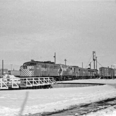 Photograph, Canadian Pacific Locomotive 4093, Sudbury, Ontario.