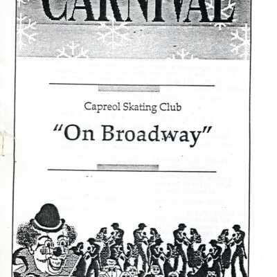 Document, Capreol Winter Carnival, Capreol Skating Club, On Broadway.