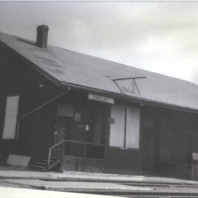 Photograph, CNR Station, Paisley, Ontario, Canada.