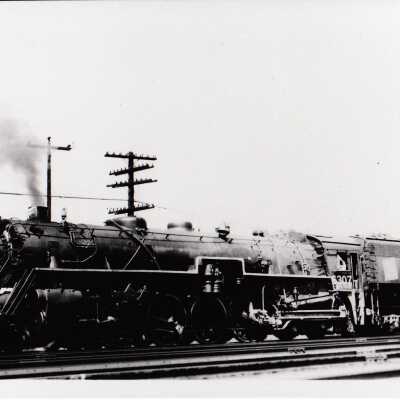 Photograph, CNR Steam Engine 6307