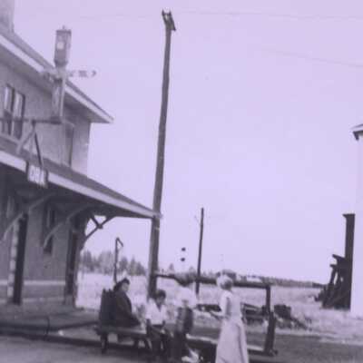Photograph, CNR Station at Oba, Ontario