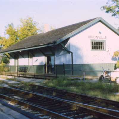 Photograph, CNR Station at Unionville, Ontario.