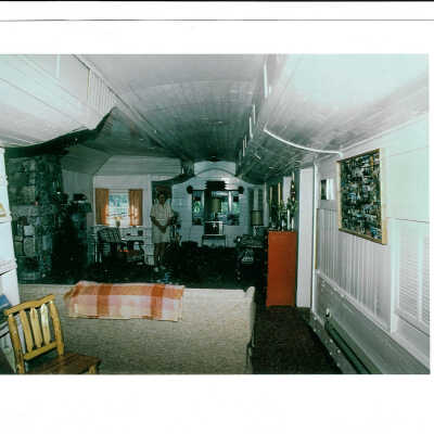 Photograph of the Interior of a private Algoma Eastern Coach