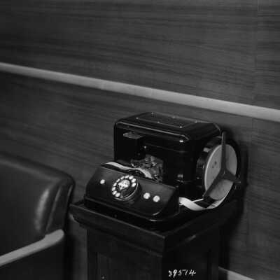 Photograph, Stock Exchange, Canadian National Telegraphs dial ticker unit.