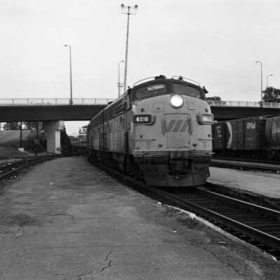 Photograph, CN-VIA 6516 arr Sudbury August 1980.