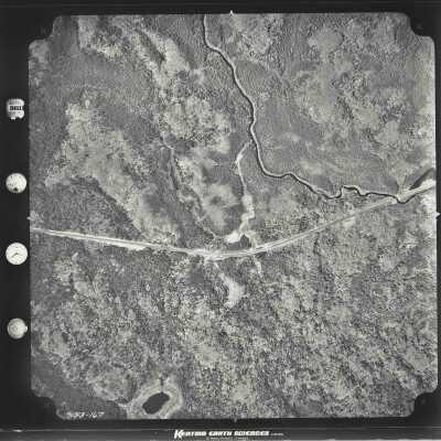 Photograph, Aerial Shots, Canadian National Railway, Unknown Location.