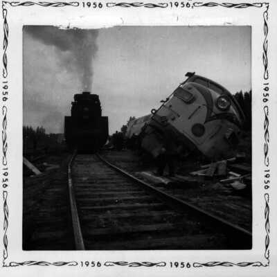 Photograph, CNR Derailment.