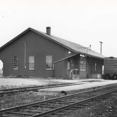 Photograph, CNR Station, Owen Sound, Ontario, Canada.
