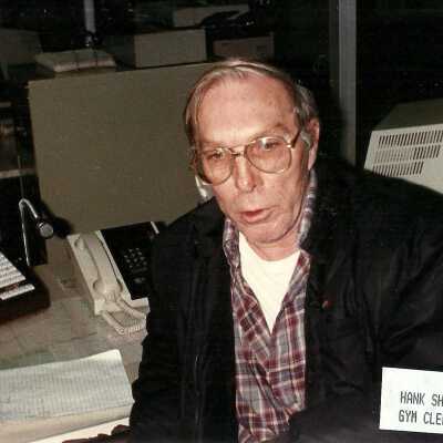 Photograph, Hank Shuya, Gym Clerk.