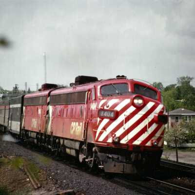 Photograph - CP Rail train, locomotive no. 1404