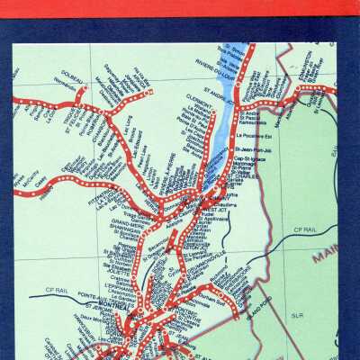 CNR System Map, North America