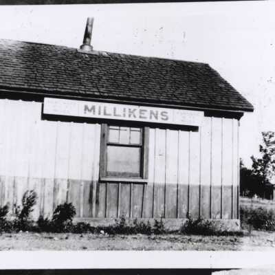 Photograph, CNR Station at Millikens, Ontario.