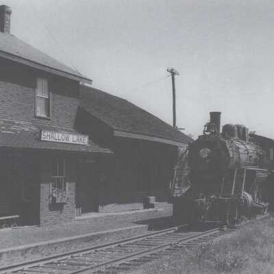 Photograph, CNR Station, Shallow Lake, Ontario, Canada.