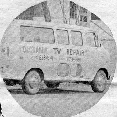 Newspaper Advertisement, Colorama TV Repair.