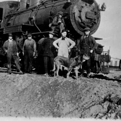 Photograph, CNR Steam Locomotive.
