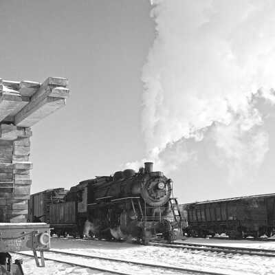 Photograph - Steam locomotive in the Capreol yard