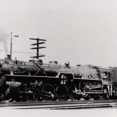 Photograph, CNR Steam Engine 6307