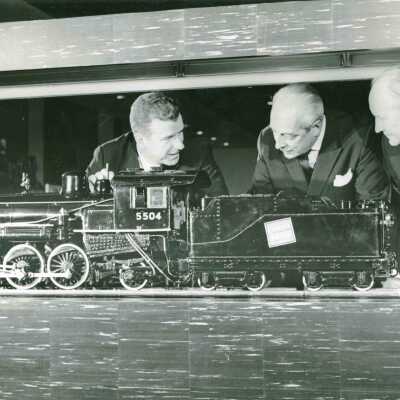 Photograph, Opening Ceremony for CN Rail Express Service, Guelph, Ontario.