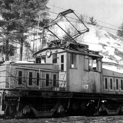 Photograph, INCO Loco #117 Levack.
