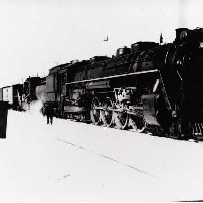 Photograph, CNR Steam Engine 6126