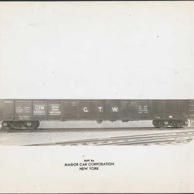 Photograph, Grand Trunk Western freight car 145110.