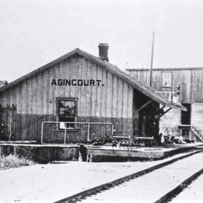 Photograph, CNR Station at Agincourt, Ontario.