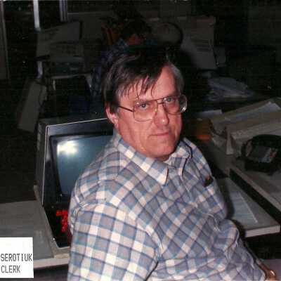 Photograph, Bob Serotiuk, Gym Clerk.
