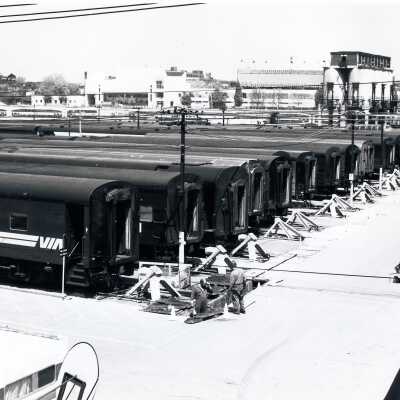Photograph - Spadina coach yard